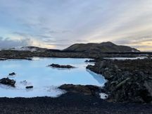 Udsnit Den Blå Lagune, Island (foto Britta Junge, nov 2021)